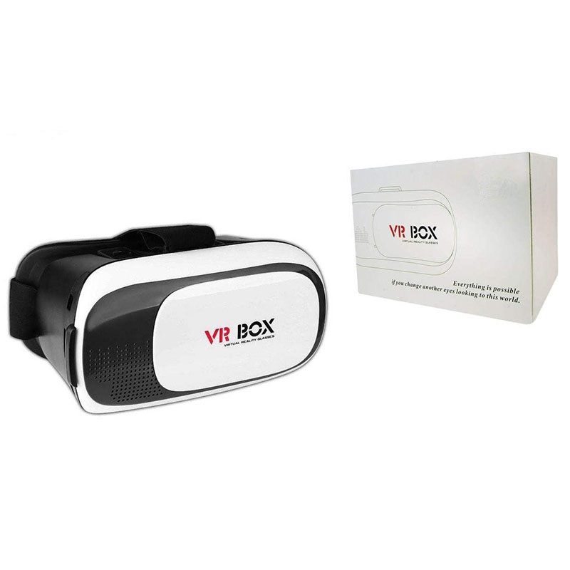  هدست واقعیت مجازی وی آر باکس مدل VR Box به همراه DVD نرم افزار 