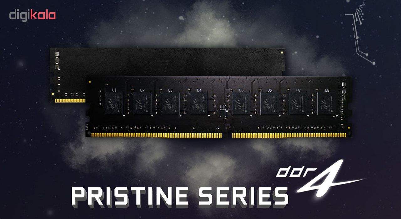  رم دسکتاپ DDR4 تک کاناله 2400 مگاهرتز CL17 گیل مدل Pristine ظرفیت 4 گیگابایت 