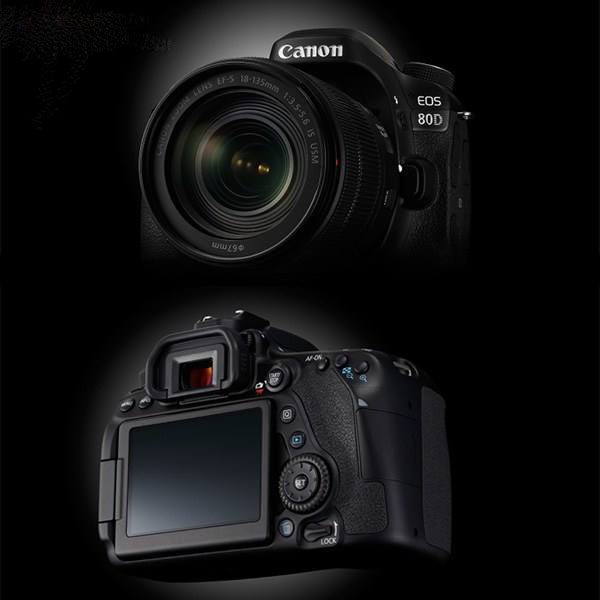 دوربین دیجیتال کانن مدل Eos 80D EF S به همراه لنز 18-135 میلی متر f-3.5-5.6 IS USM 