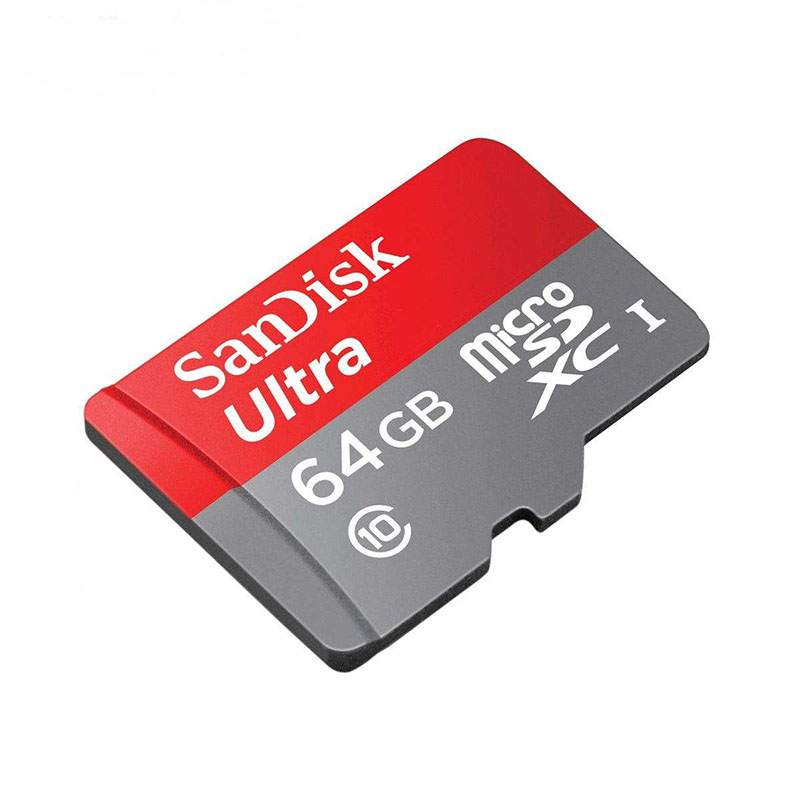  کارت حافظه microSDXC سن دیسک مدل Ultra A1 کلاس 10 استاندارد UHS-I سرعت 100MBps ظرفیت 64 گیگابایت 