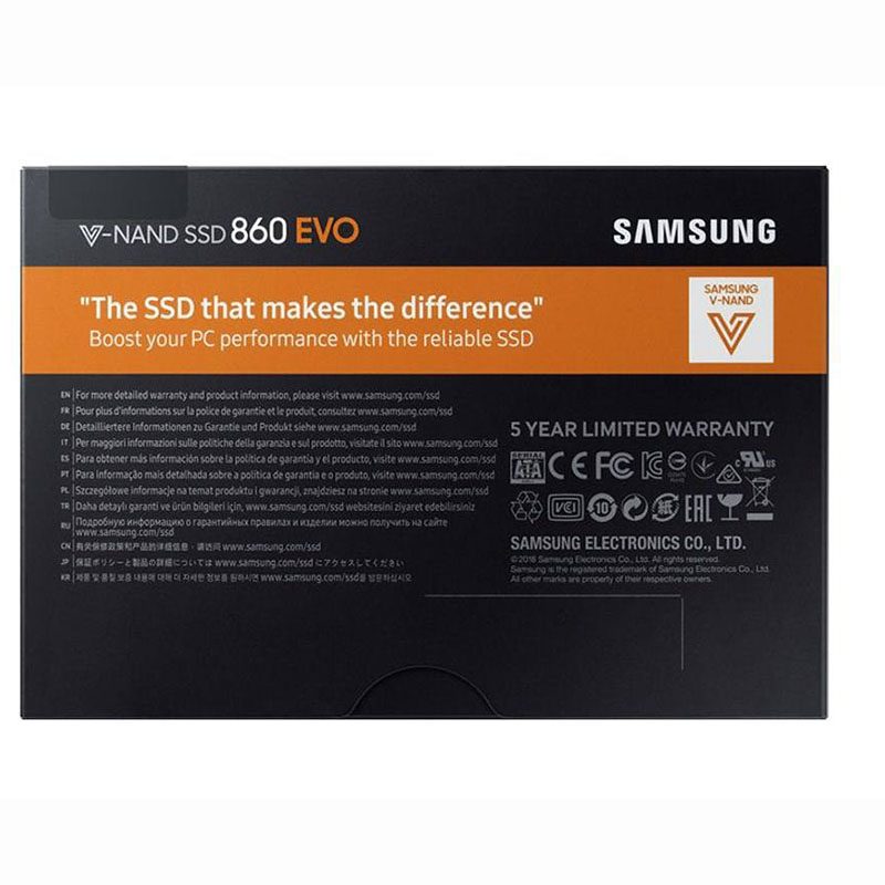  اس اس دی اینترنال سامسونگ مدل 860 Evo ظرفیت 500 گیگابایت 