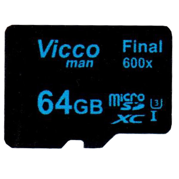  کارت حافظه microSDXC ویکومن مدل Final 600x کلاس 10 استاندارد UHS-I U3 سرعت90MBps ظرفیت 64 گیگابایت 
