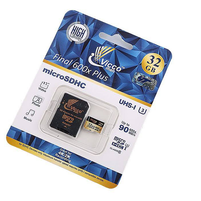  کارت حافظه microSDHC ویکو من مدل Extre600X کلاس 10 استاندارد UHS-I U3 سرعت 90MBps ظرفیت 32گیگابایت 